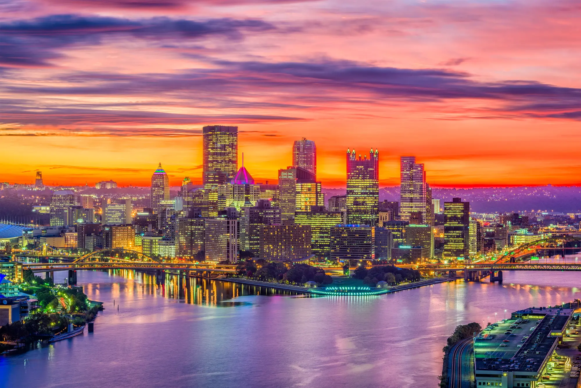 Pittsburgh, Pennsylvania, USA Skyline